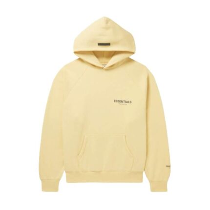 Fear Of God Blend Jersey Essentials Hoodie Yellow